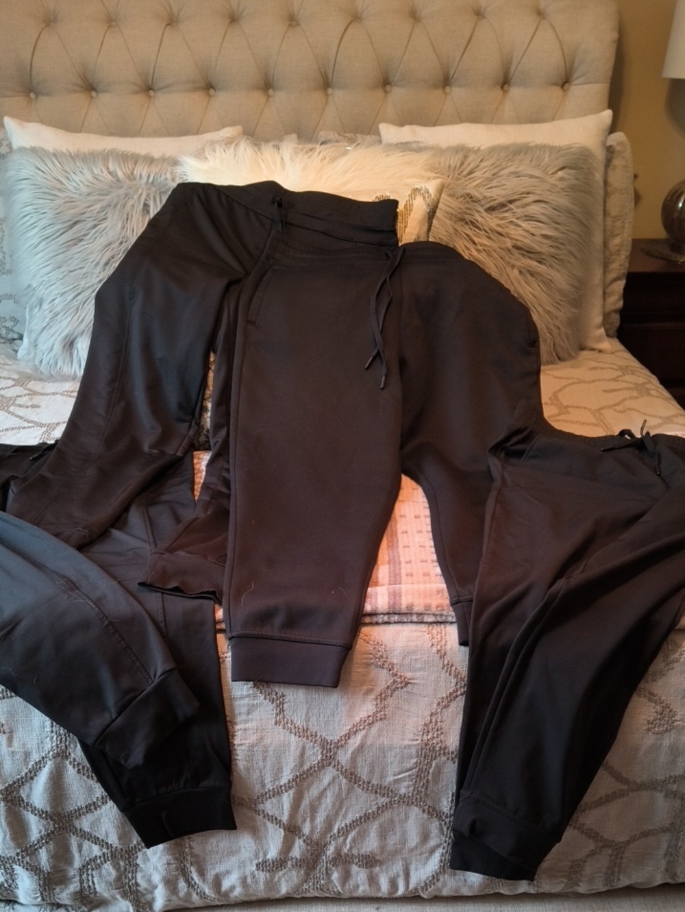 32  DEGREES HEAT NWOT Women’s Black Jogger Pants 4 PAIRS- Classic Comfort
